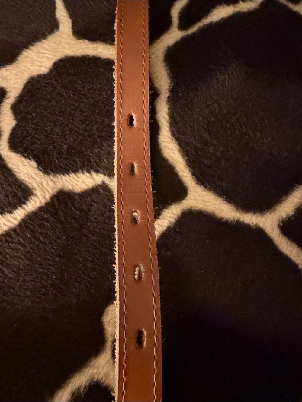 Vintage 80’s Brown Leather Belt